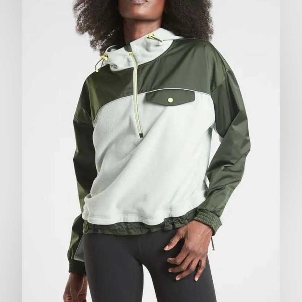 Athleta Zion Microfleece Pullover Jacket